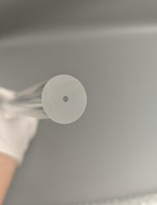 High pressure quartz tube