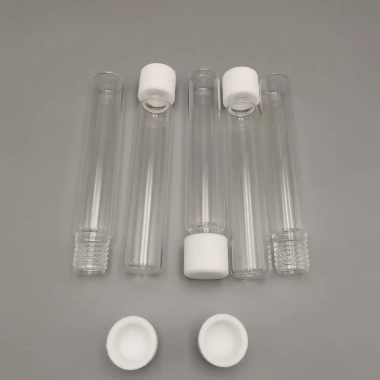 Threaded Quartz Tube with PTFE Cap
