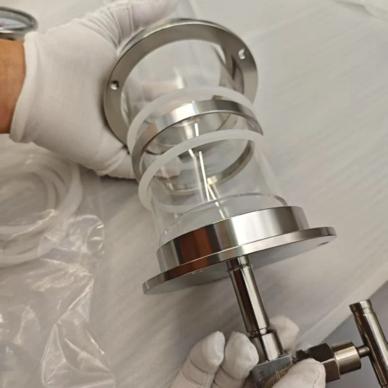 quartz tube with flange 2