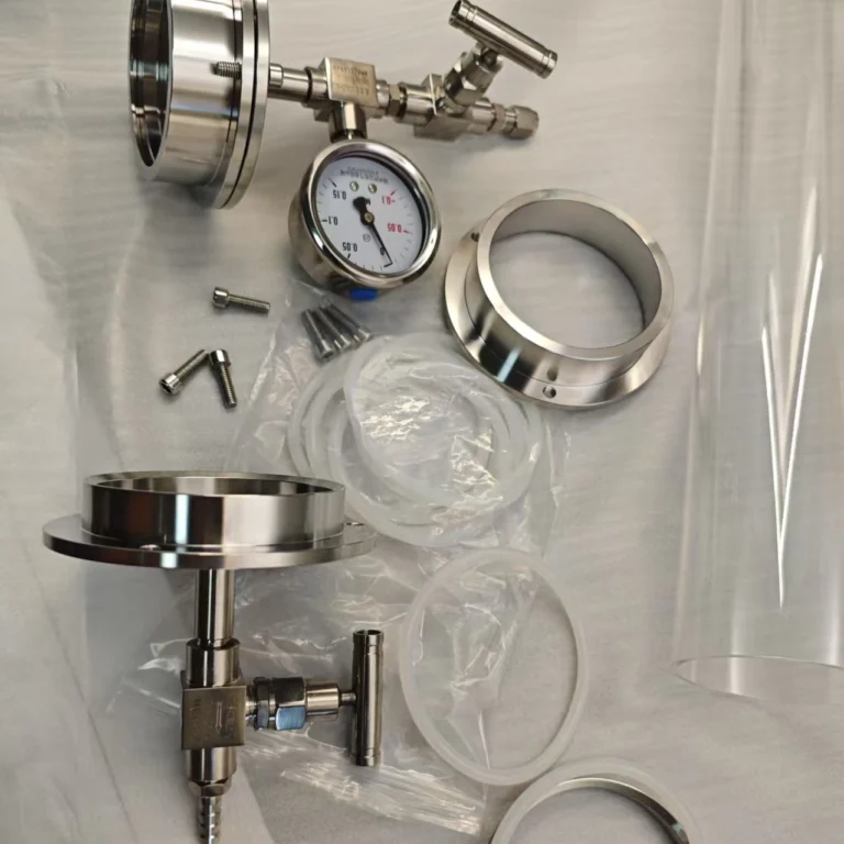 quartz tube with flange 3