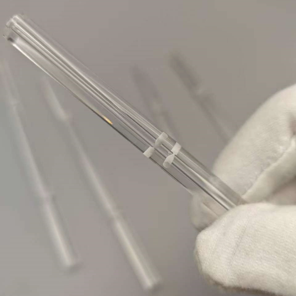 through-hole quartz tube