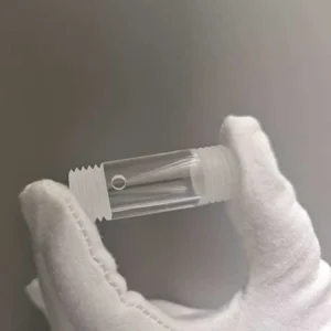 Threaded Quartz Tube with Port