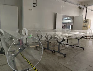 Large Diameter Quartz Tube